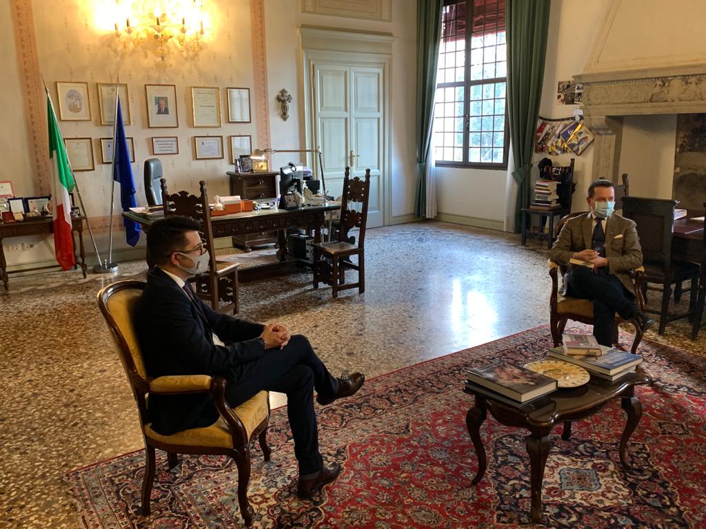 Il neo Presidente Calderoni incontra il Prefetto di Ferrara Michele Campanaro