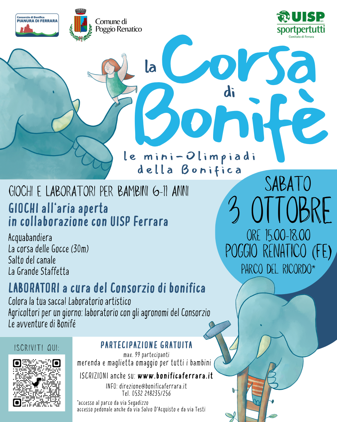 La Corsa di Bonifé arriva a Poggio Renatico